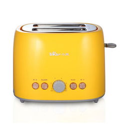 小熊bear家用電器 全自動六檔控溫烤面包機多士爐DSL-606黃色款評測與注意事項